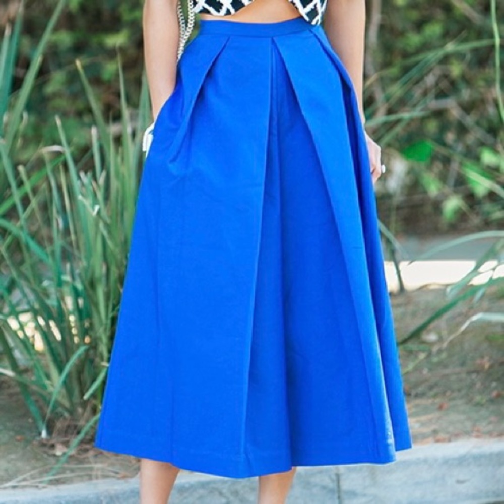 Blaque Label Sapphire Blue Skirt